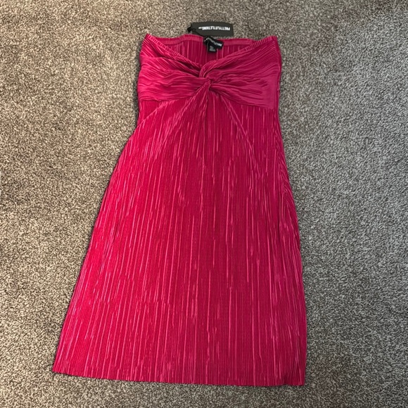 Pink Strapless Dress - Picture 1 of 4